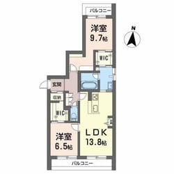 アミコートの物件間取画像